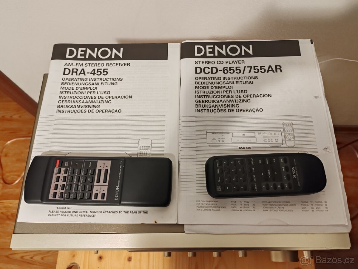 RECEIVER DENON DRA-455 + CD DENON DCD-755AR - 7