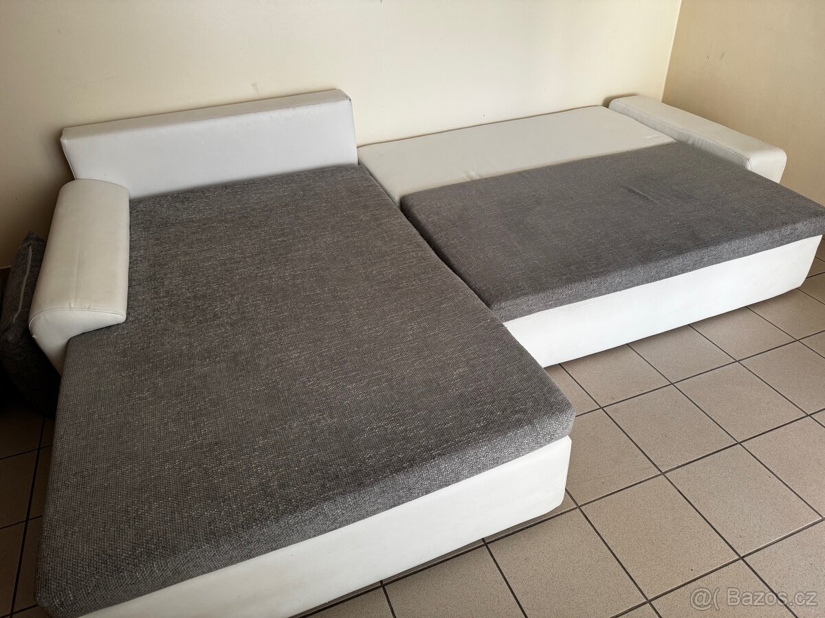Rozkládací sedací souprava s úložným prostorem - 7