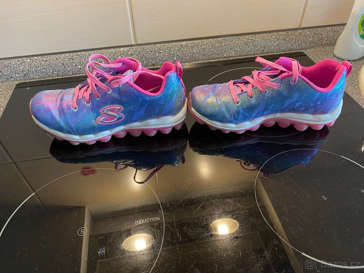 Dětské boty Skechers sezonu nošené vel. 35 - 7