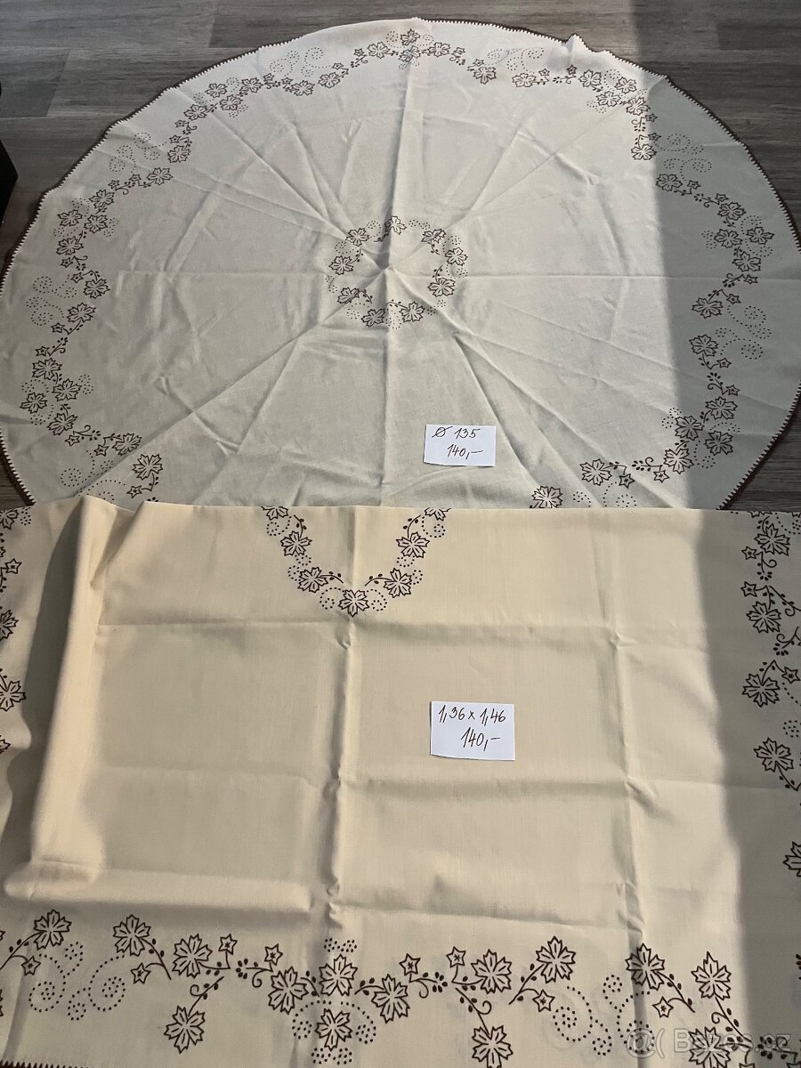 Plátěné ubrusy-různé - 7