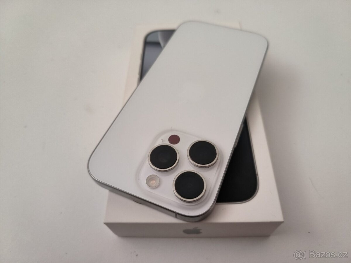 apple iphone 16 PRO 128gb White Titanium 92% Batéria - 7