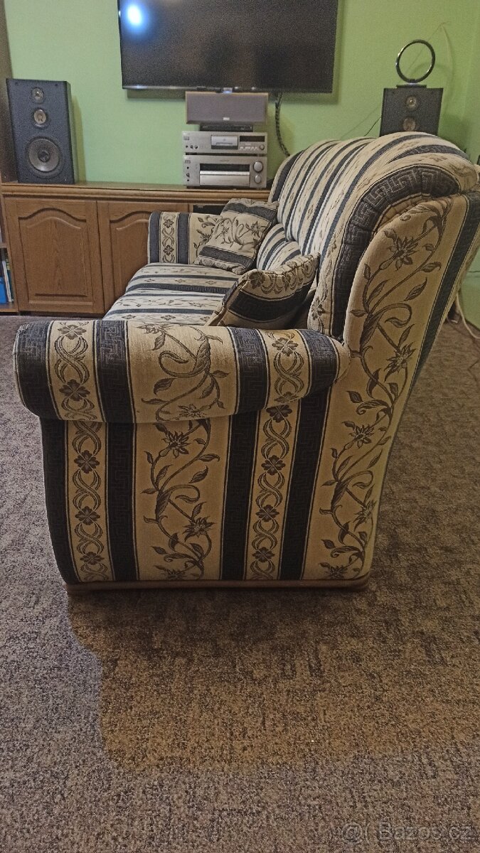 Sedací souprava 3+1+1 + taburet - 7