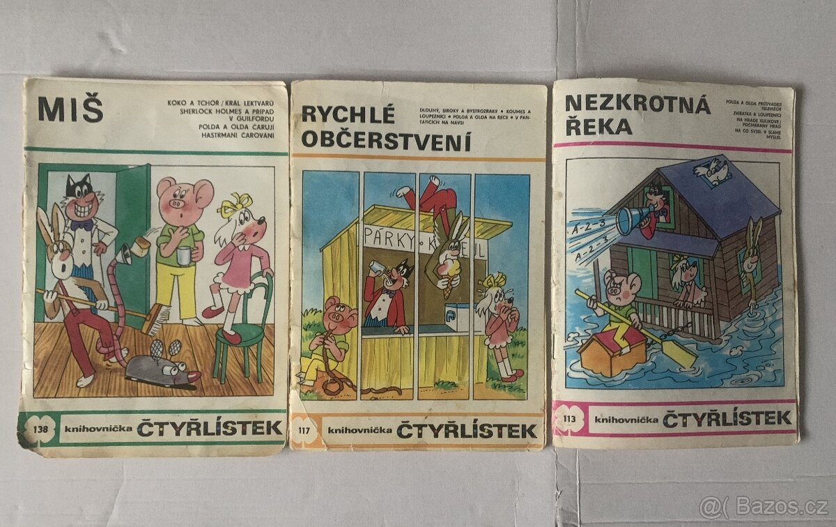 Staré Čtyřlístky, 1981 – 1994, ceny v textu - 7