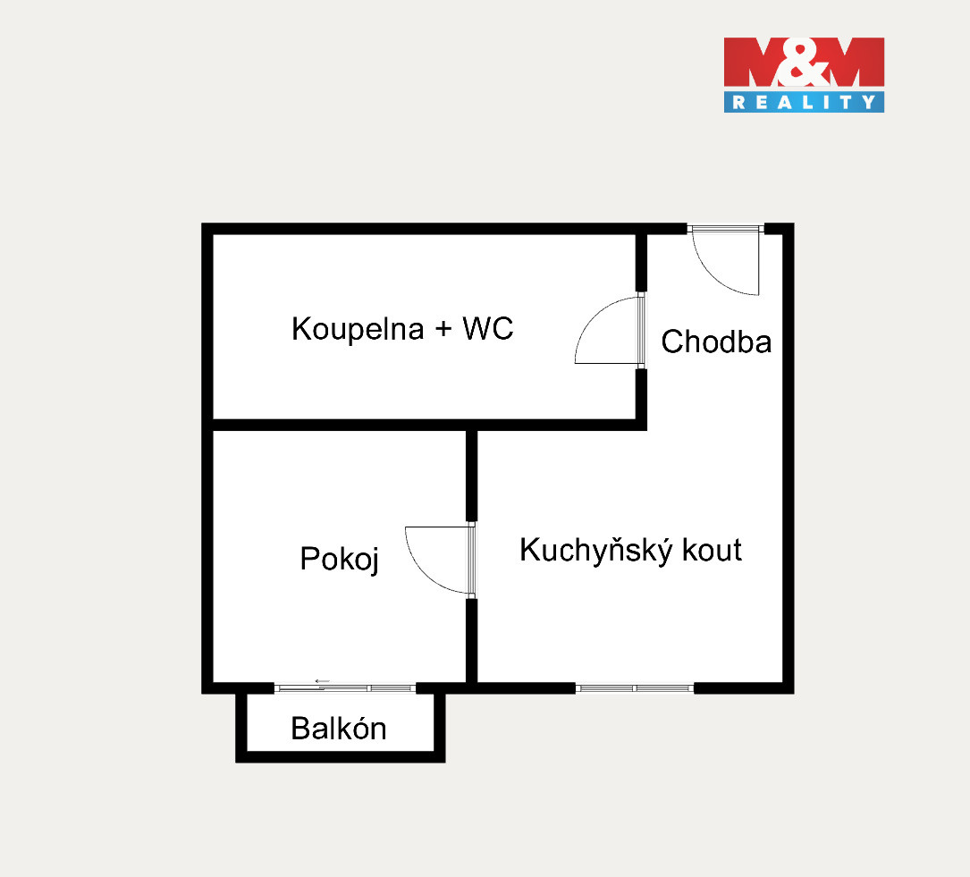 Pronájem bytu 1+1, 37 m², Pelhřimov, ul. Rubešova - 7