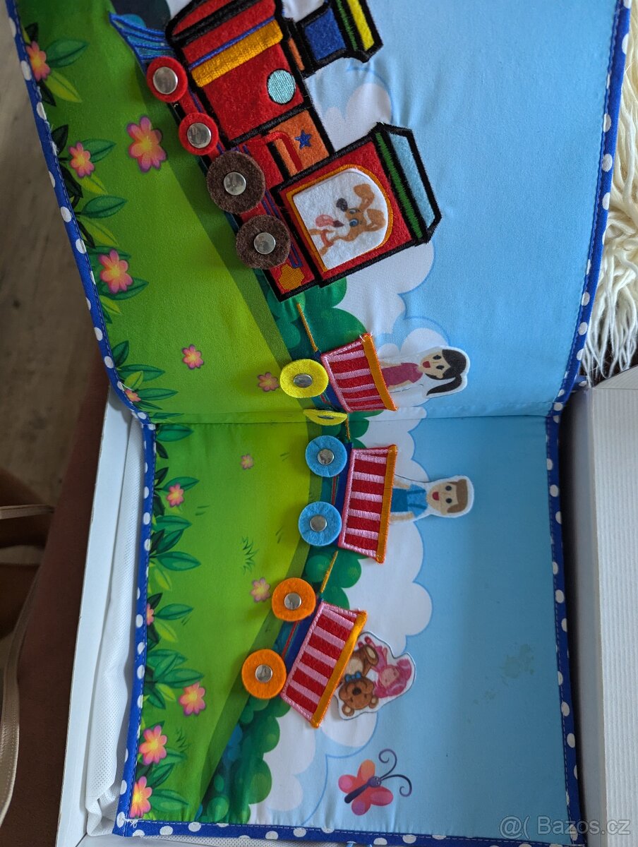 Quiet book - interaktivní kniha - 7