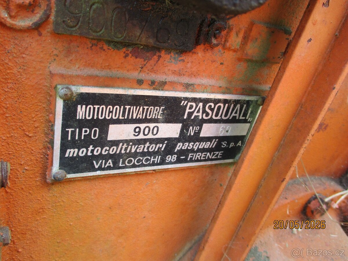 Malotraktor Pasquali typ 900 , 4x4 , Diesel . - 7