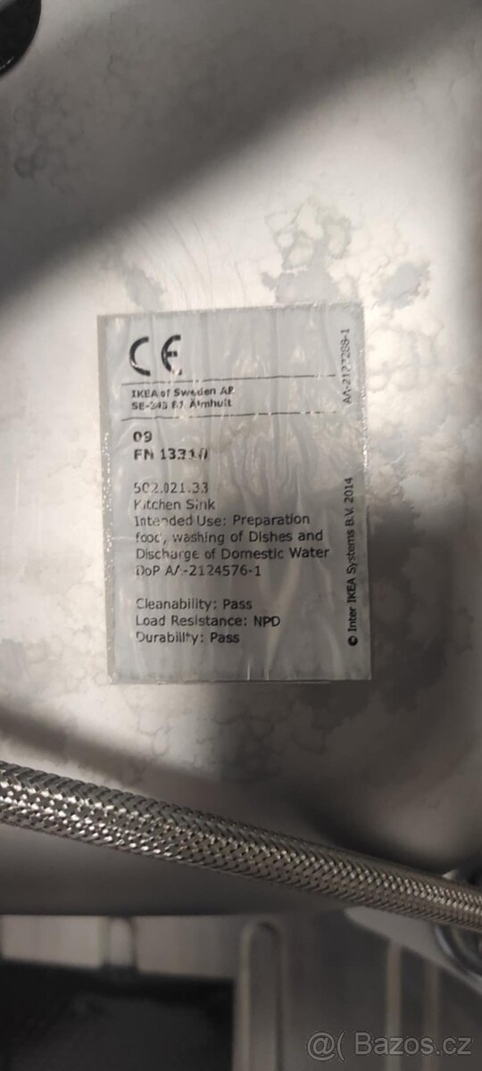 Kuchyňský dřez nerezovy s baterii - 7