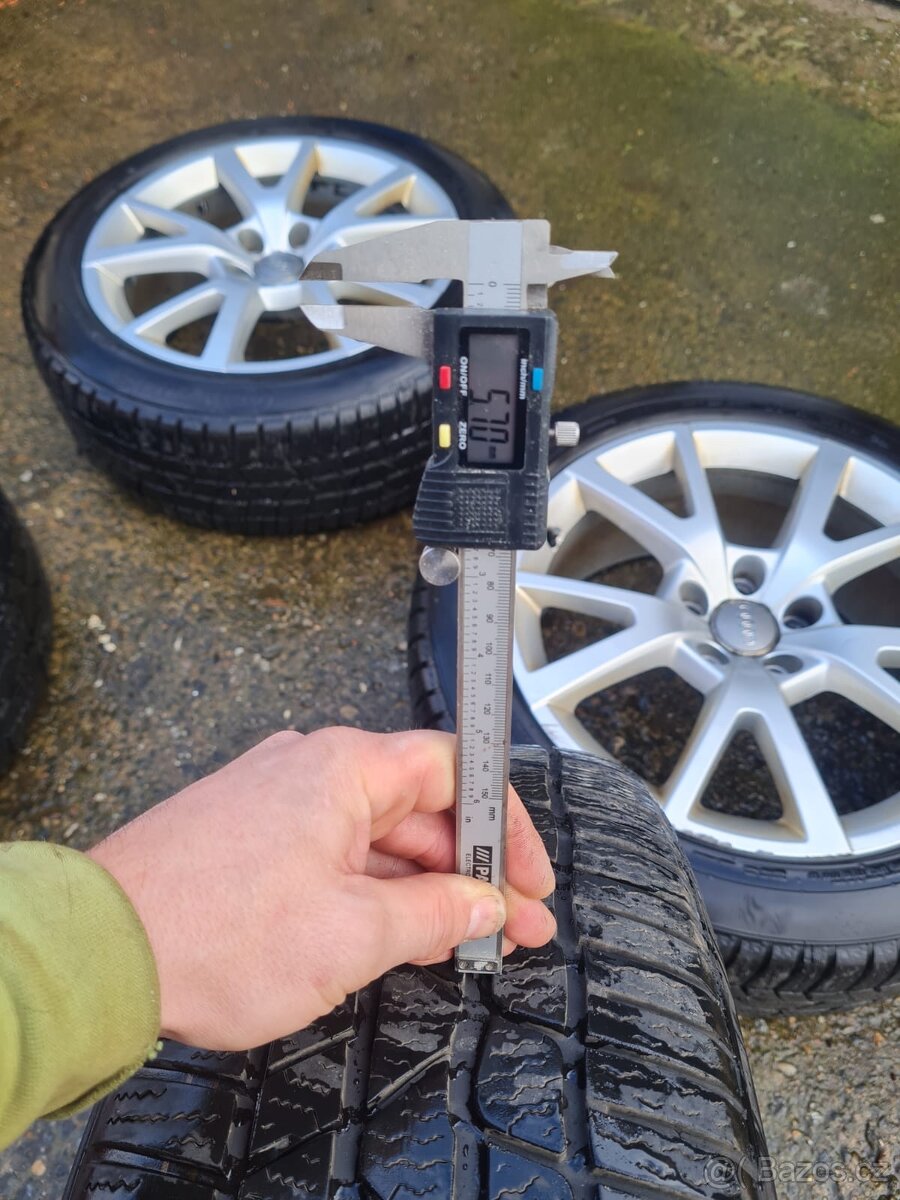 Zimni sada alu kola Audi 18 5x112 et37 225/50 18” 5-6mm - 7