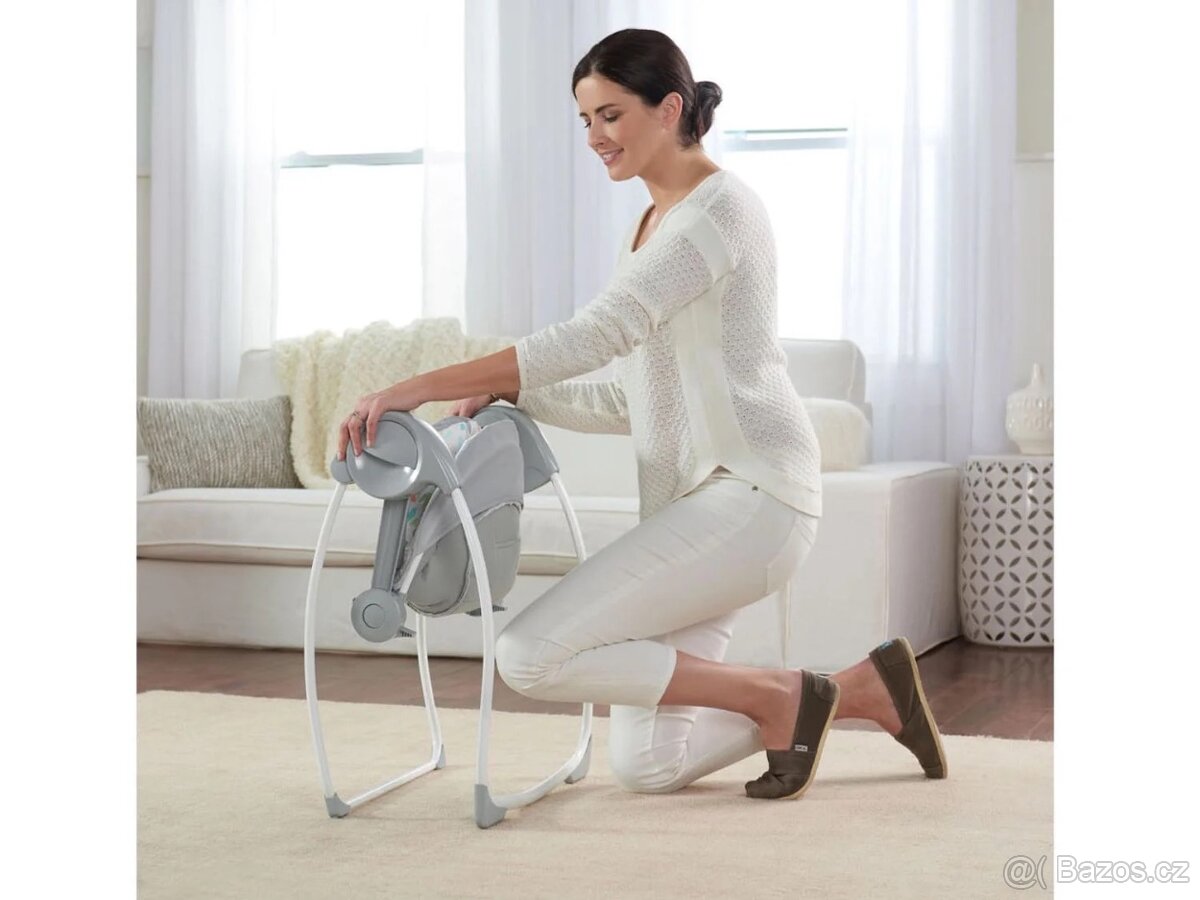 Houpačka s melodií Cuddle Lamb 0m+ INGENUITY - 7