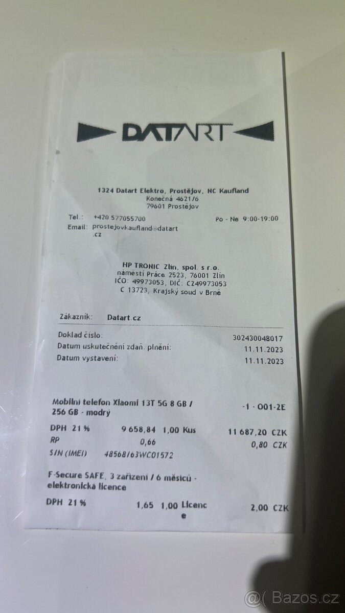 Zánovní Xiaomi 13 T 8/256 - 7