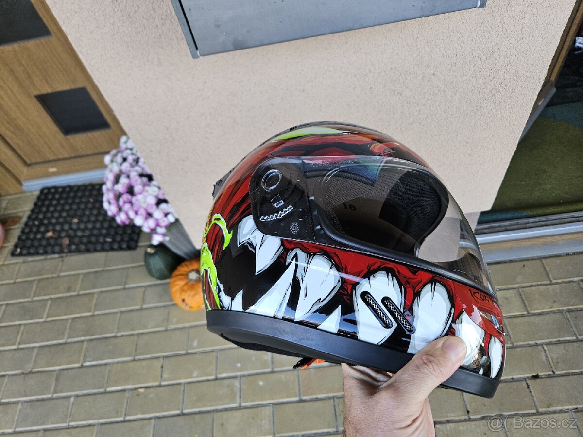 Moto helma ICON MANIC kompozit Dyneema - 7