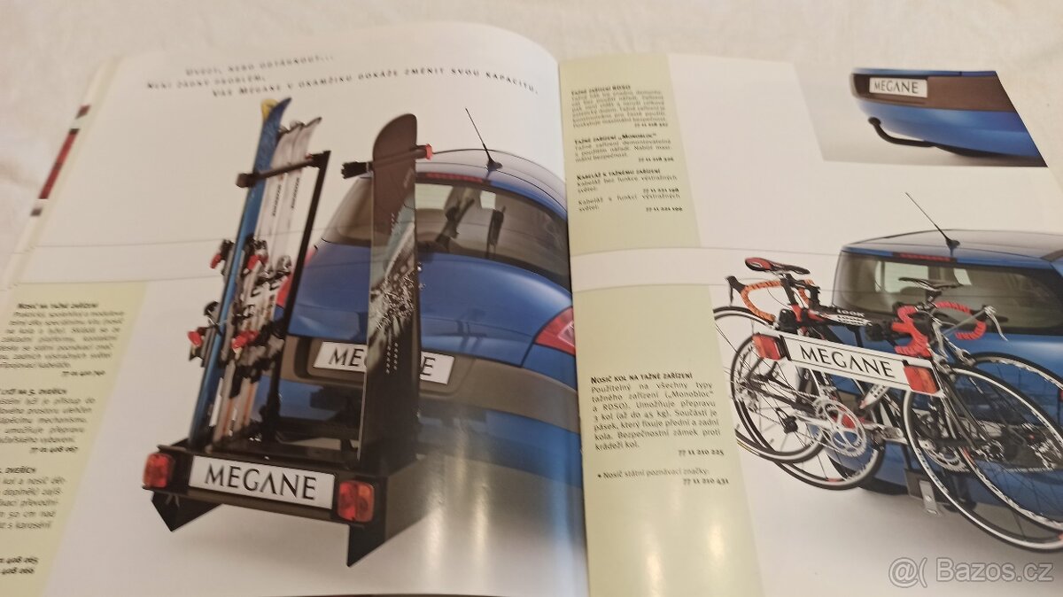 Renault MÉGANE 2 hatchback sedan prospekty příslušenství 2ks - 7