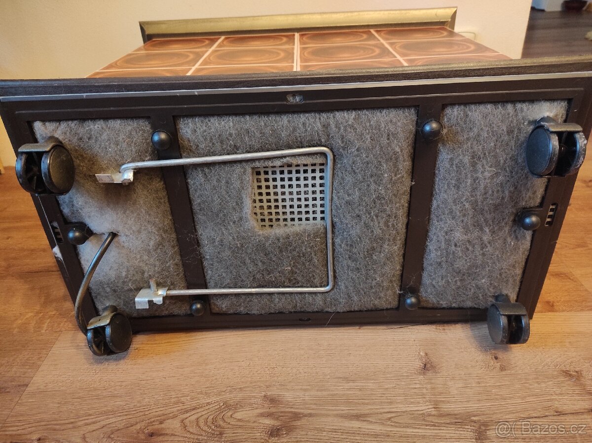 Stylový elektrický přímotop na kolečkách - 7