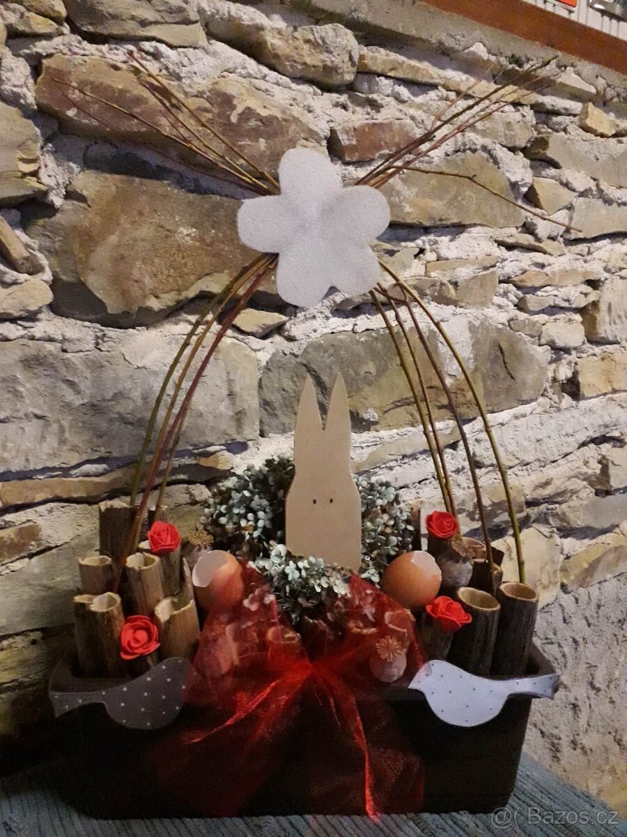 TRUHLÍKY VELIKONOČNÍ NA OKNA - 7