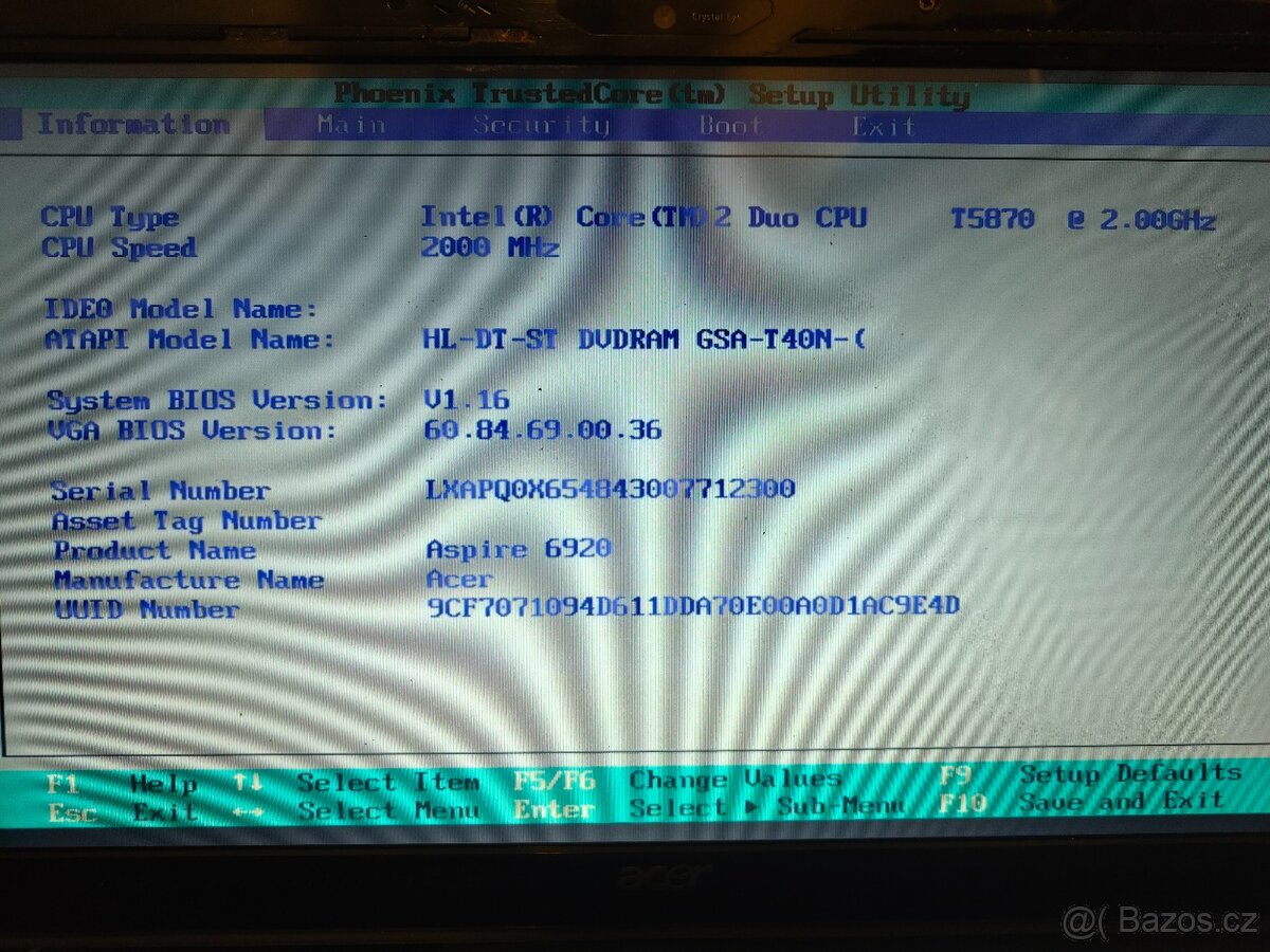 Acer Aspire 6920G - 7
