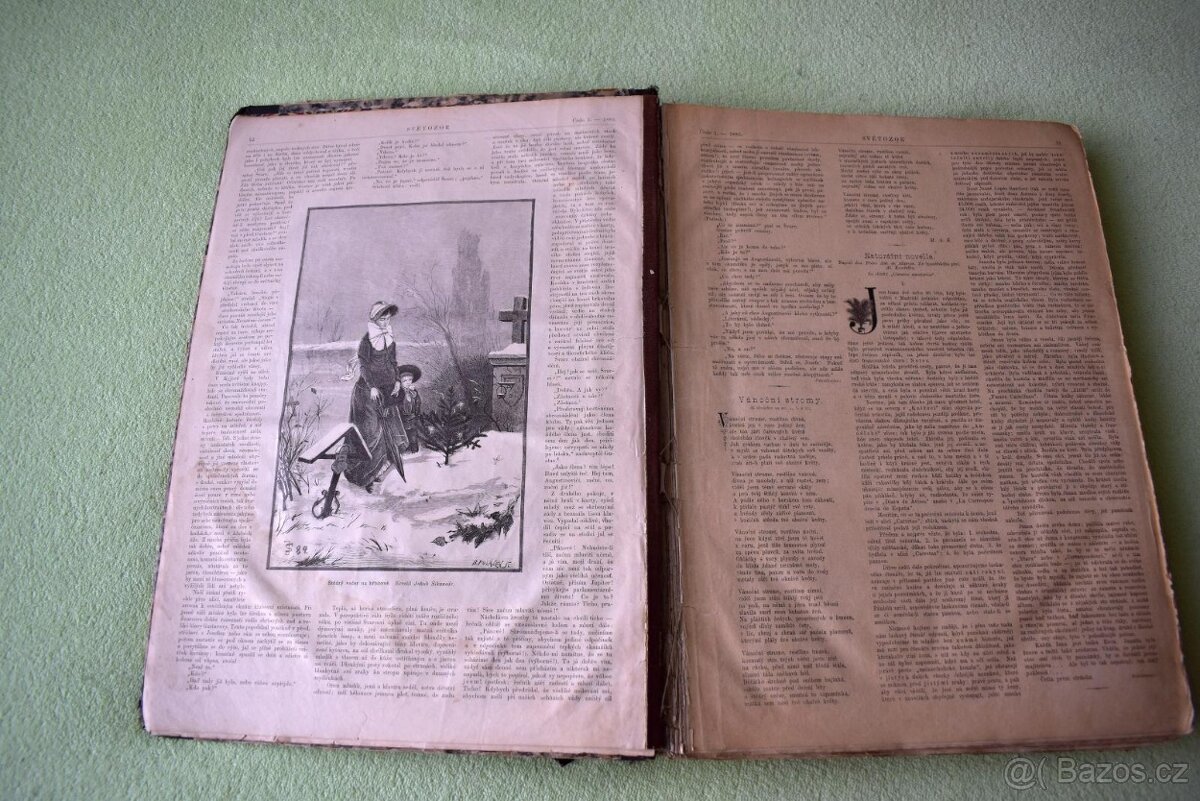 vázaný časopis Světozor z roku 1884-85 - 7