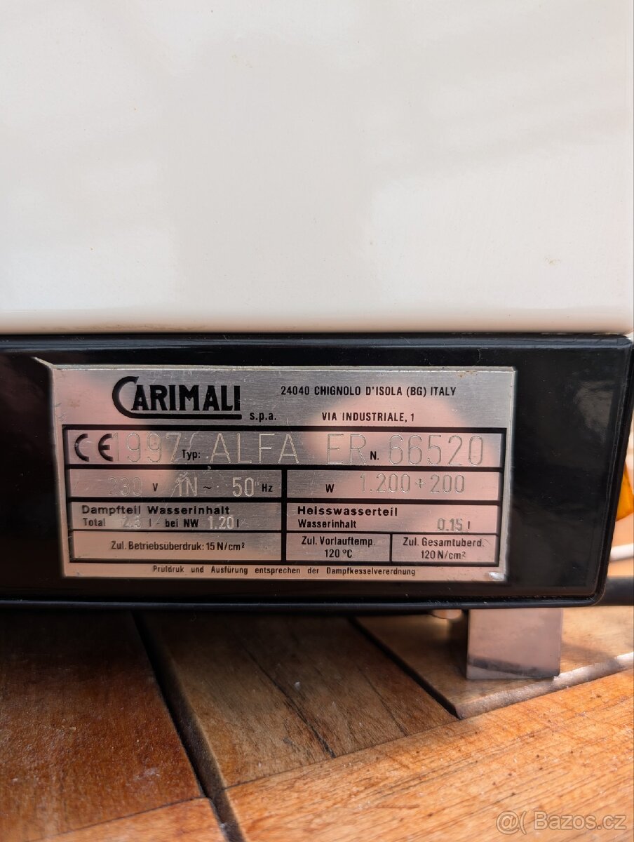 Pákový kávovar Carimali Alfa - 7