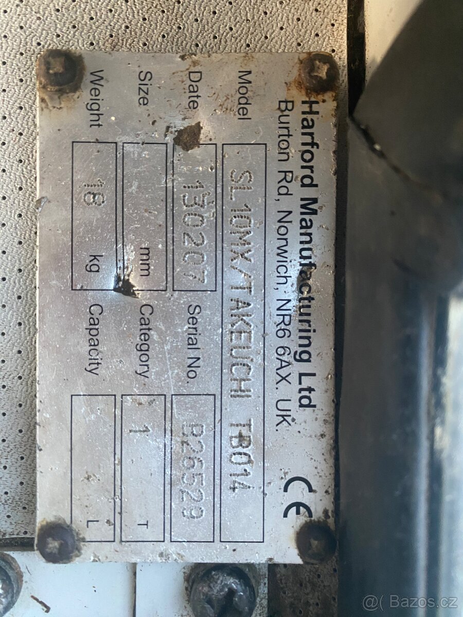 Minibagr Takeuchi TB014 – plně funkční, ihned k dispozici - 7