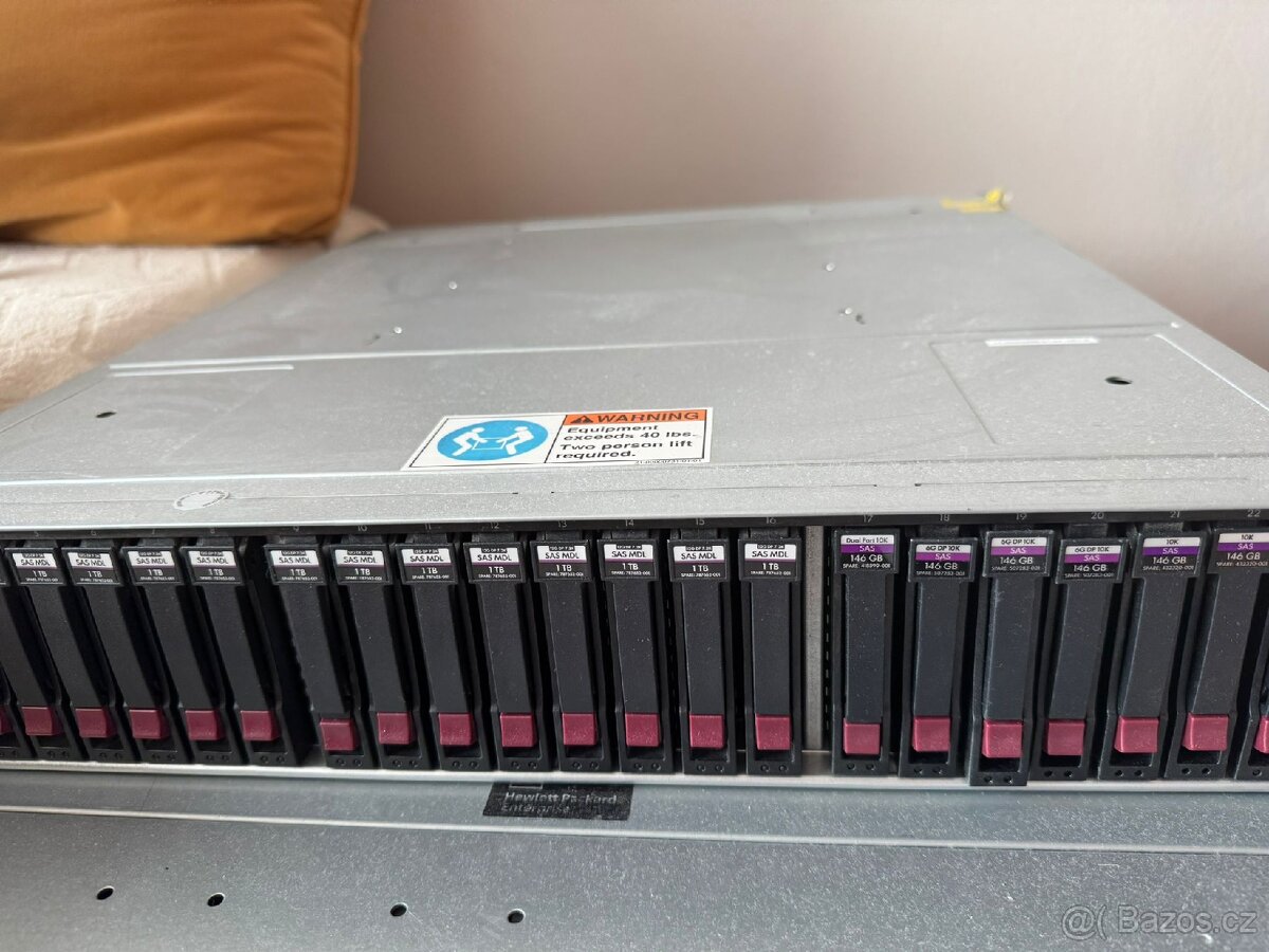 HP MSA 2040 SAN Controller-diskové pole,16TB - 7