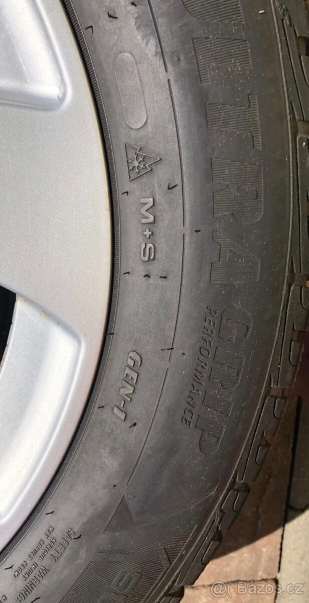 Disky, kola + zimní gumy, pneu, Mercedes, R18 - 7