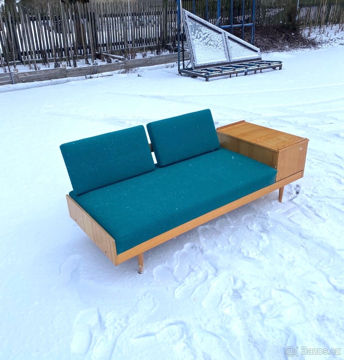 Retro pohovka / sofa 60. léta Brusel - 7