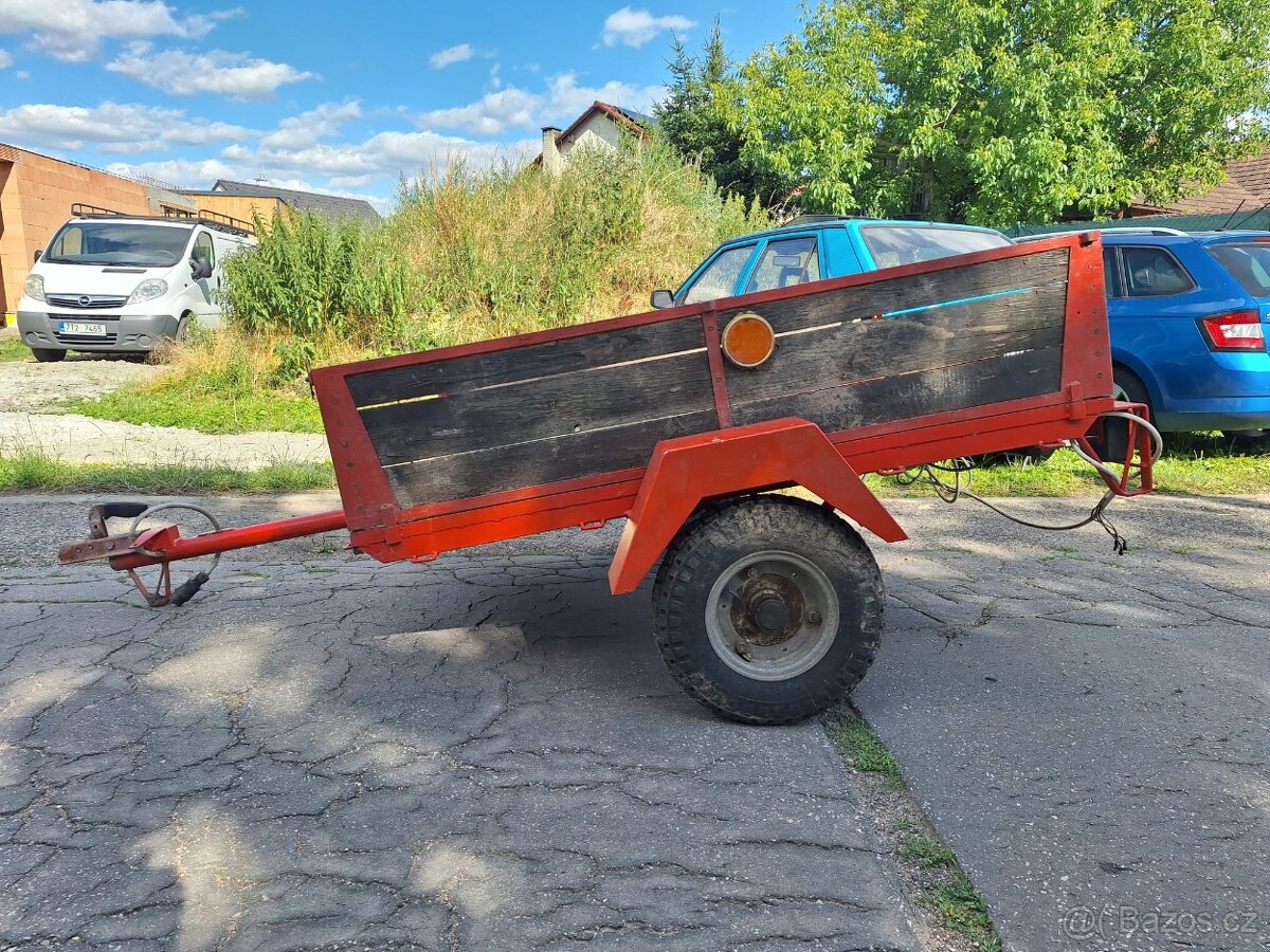 Přívěsný vozík, 1984 domácí výroba - 7