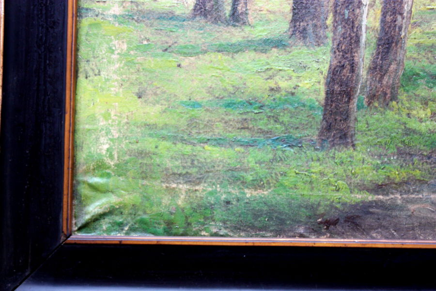 Otakar Hůrka 1889, olej plátno, obraz XXXL 84,5 x 104,5 cm - 7