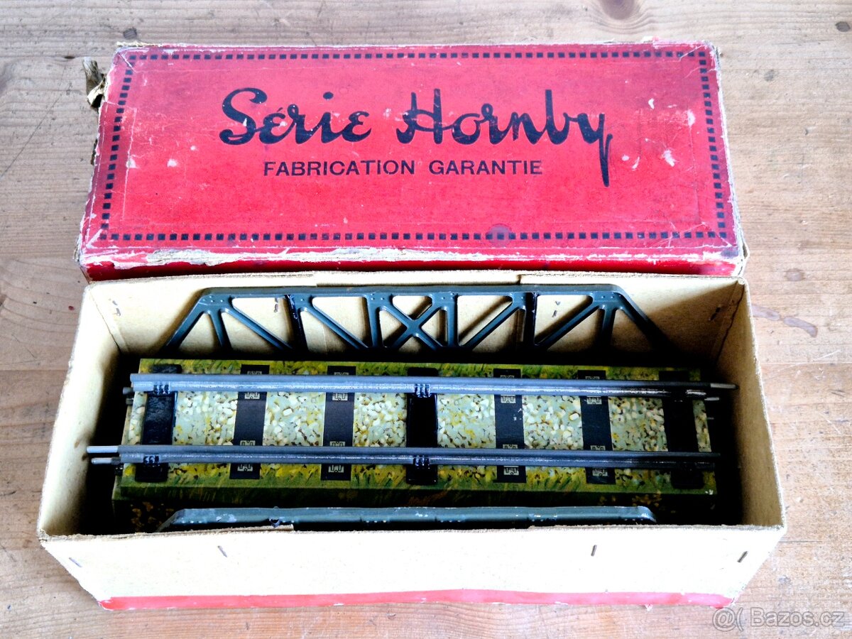 Vláčky - viadukt, Hornby, No1, Francie, 1930, pro rozchod 0 - 7