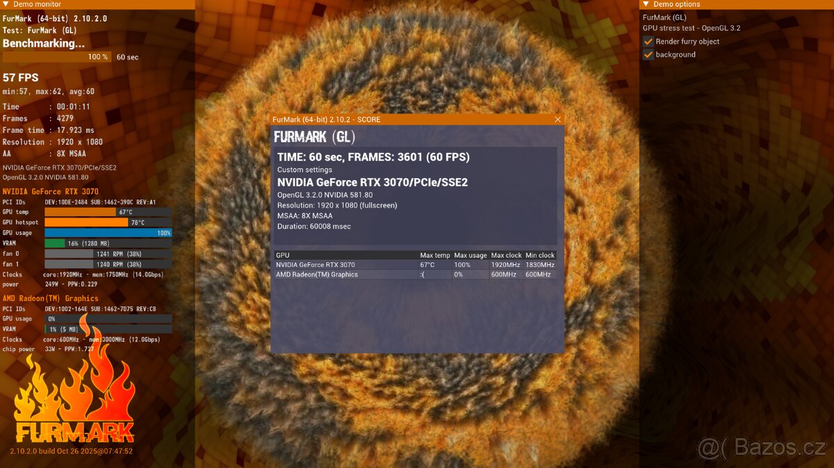 MSI GeForce RTX 3070 SUPRIM X 8GB - plně funkční (4) - 7