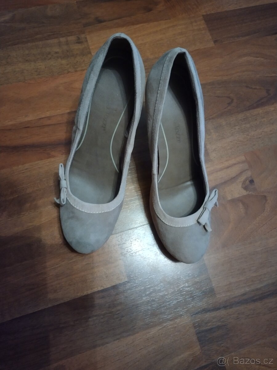 Nové kožené sandálky, lodičky vel.40,41, lodičky vel 40 - 7