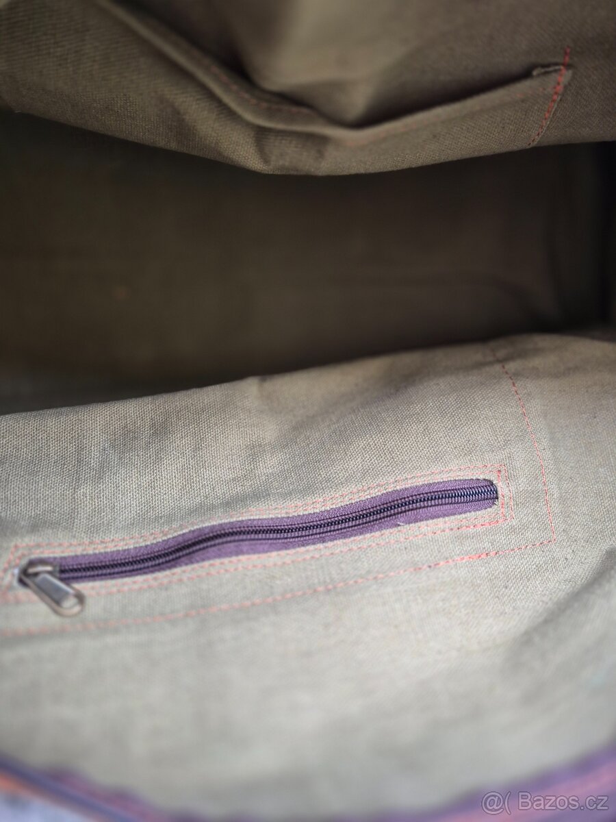 Cestovní taška DARMENDRA zn. Sajo (kozí kůže) - 7