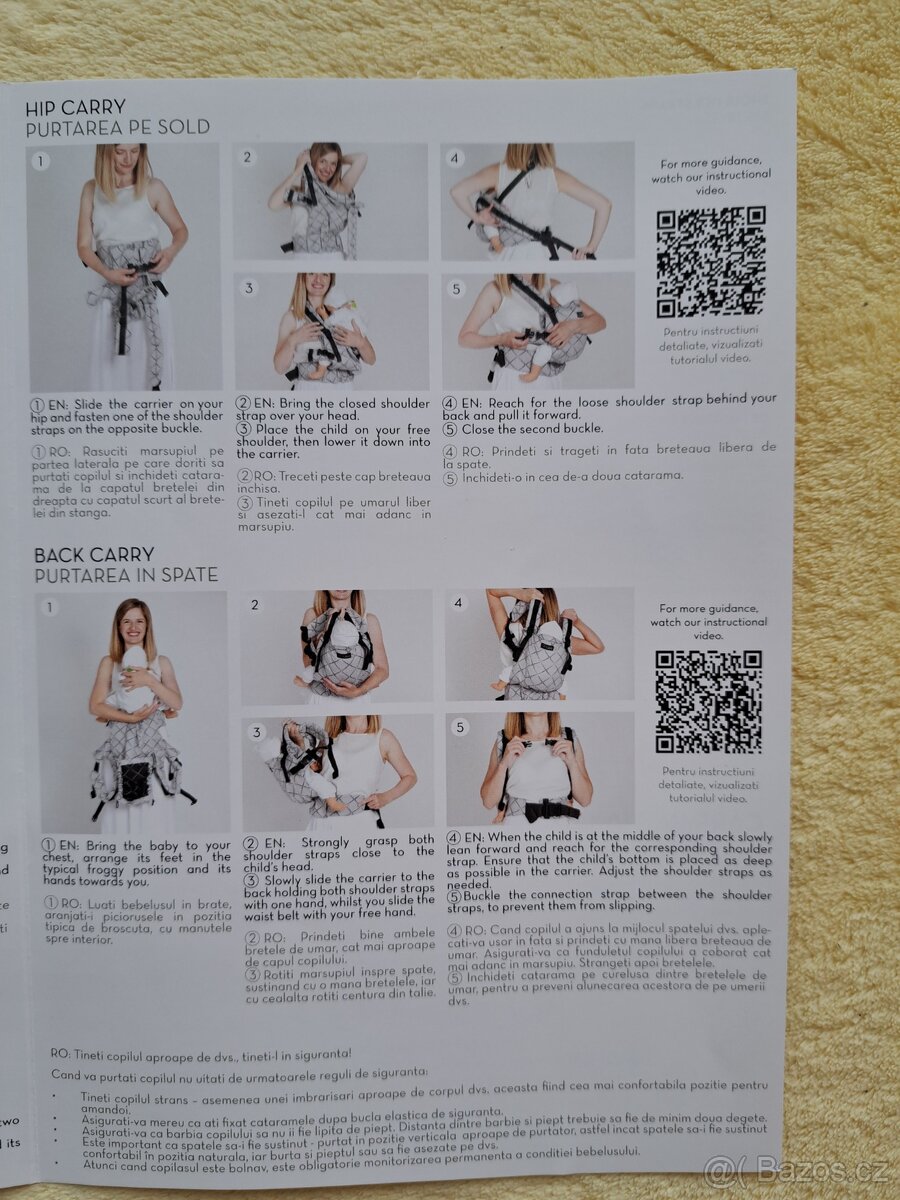 ZÁNOVNÍ rostoucí ergonomické nosítko - 7