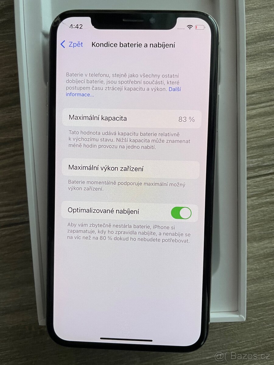 IPhone X 256gb bílý - 7