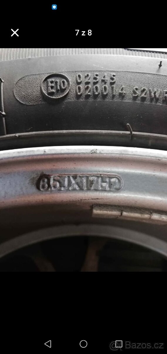 Alu kola 8.5x17.et55 5x112 - 7