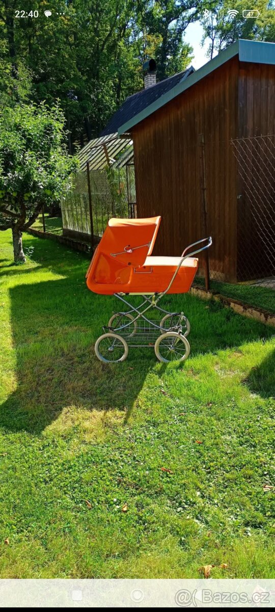 Retro kočárek Gesslein 1975 - 7