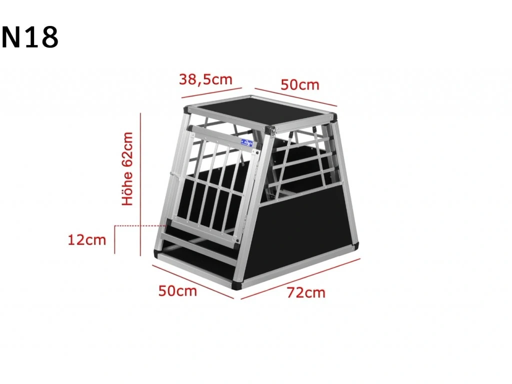 Klec pro psa do auta 72 x 50 x 62 cm - 7