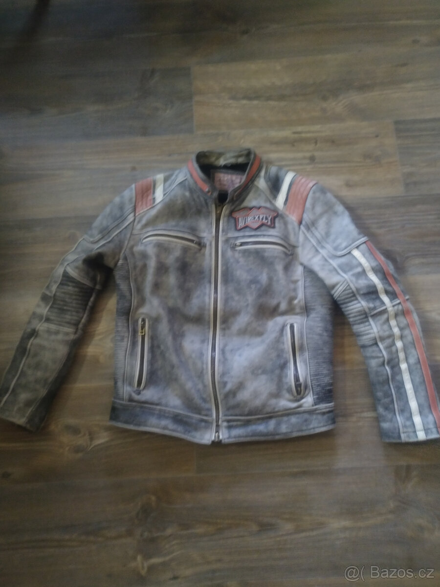 Kvalitní kožená bunda Avirex Fly - 7