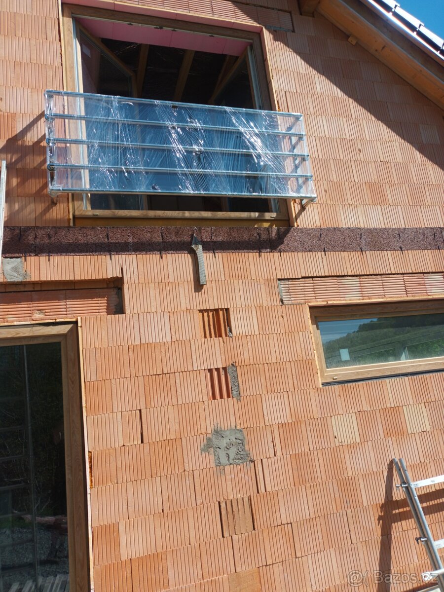 Nerezové zábradlí na francouzské okno na míru. - 7