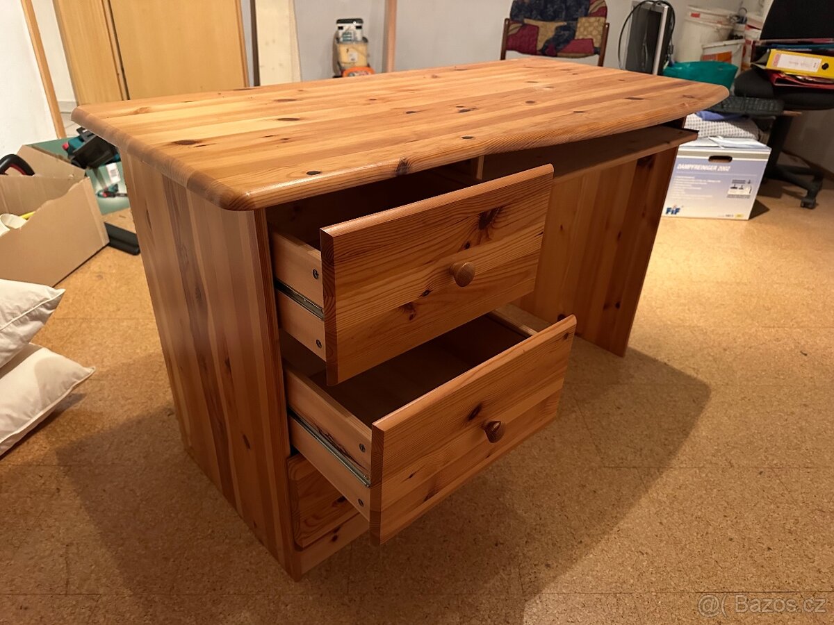 Masivní psací stůl 120x60cm - 7