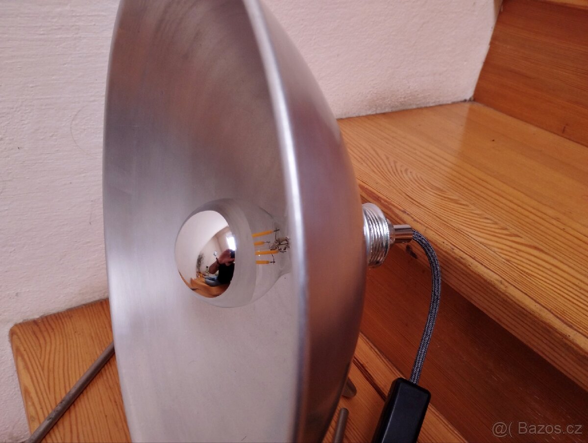 Retro kovová industriální lampa - 7