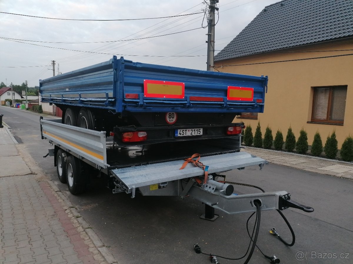 Přívěs kára vlek podvalnik přepravník sklápěč zetor - 7