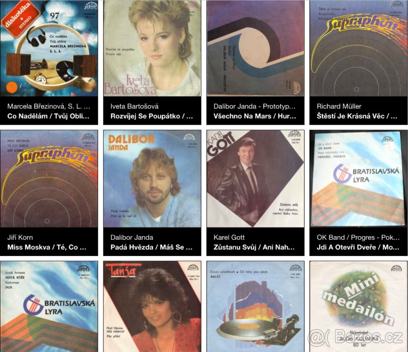 VINTAGE VINYL- SP PLATNE 1 - 7