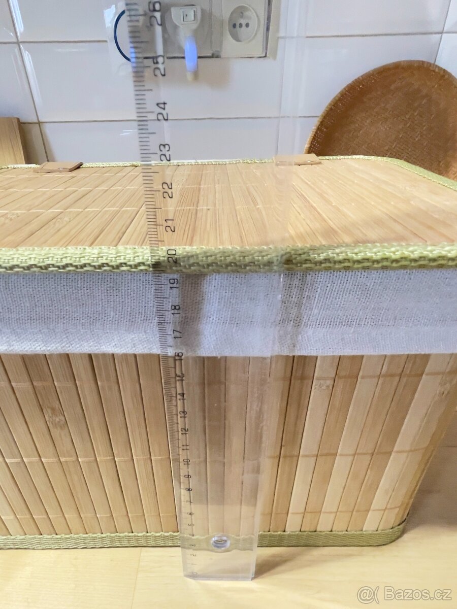 Větší bambusový box s víkem - 7