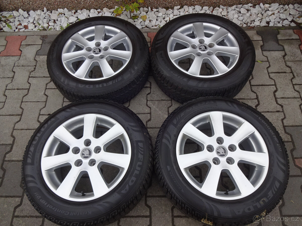 ZIMNÍ 16" 5x112 pneu 215/60R16 Superb, Passat - 7