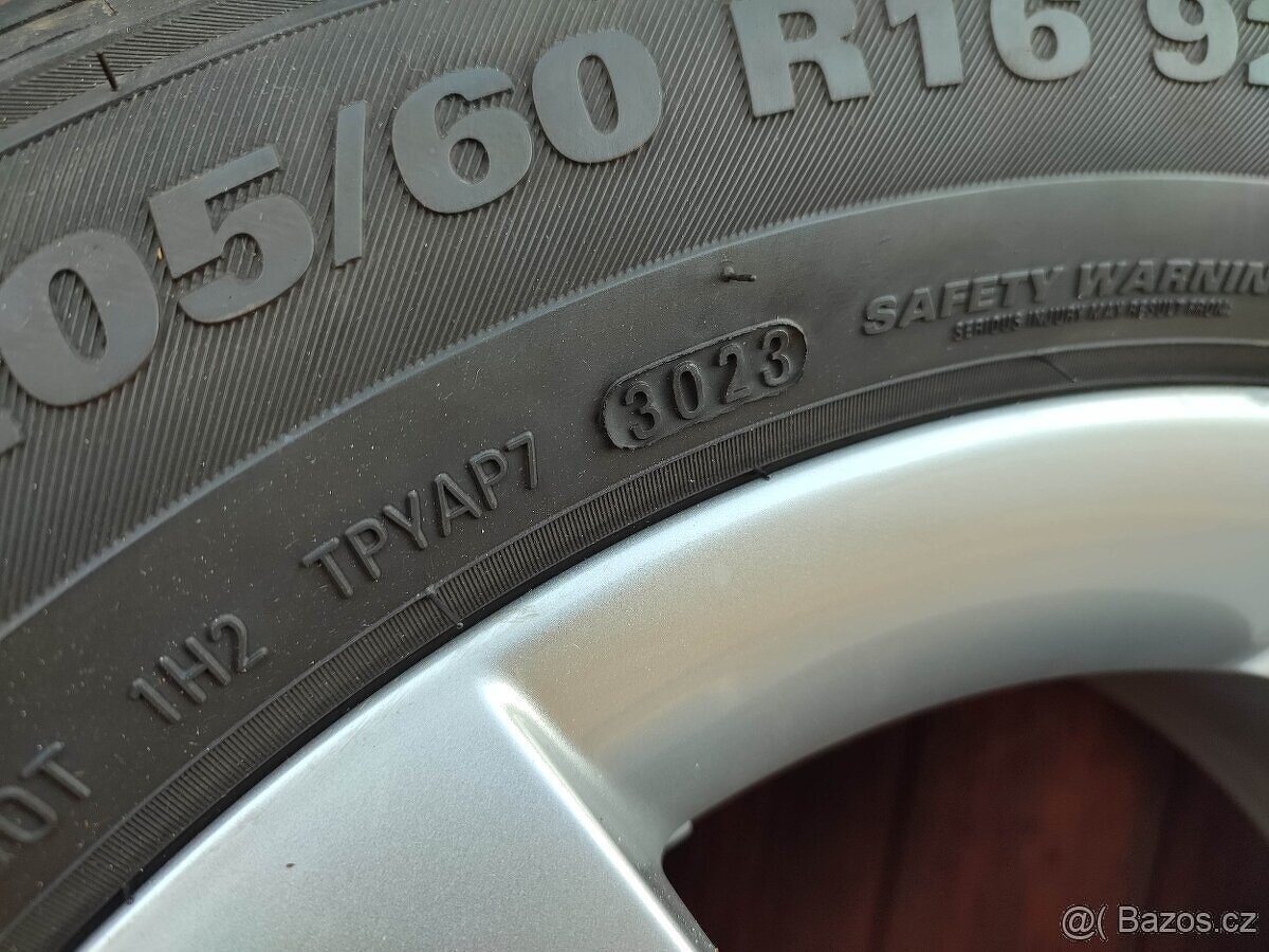 NOVÁ letní sada Škoda Kamiq 5x100 r16 pneu Kumho 205/60 r16 - 7