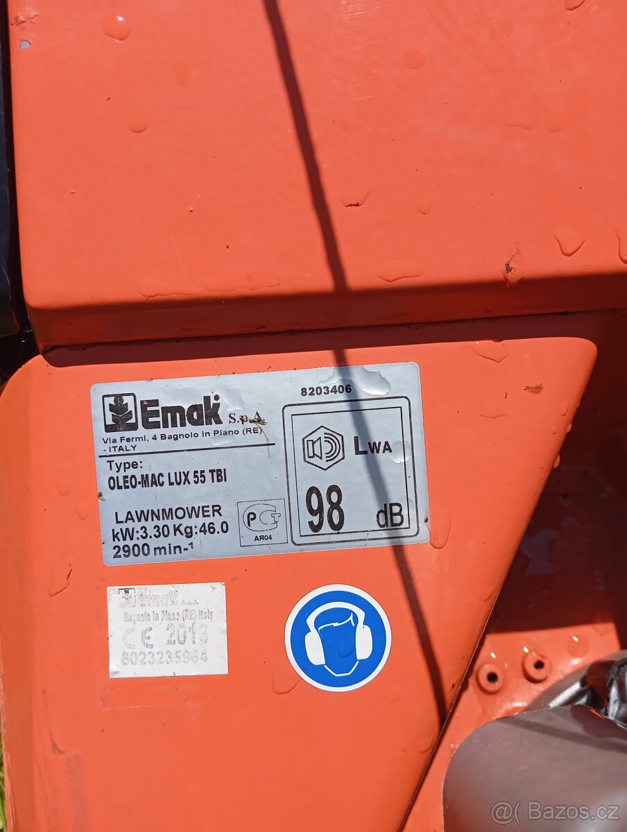 Sekačka Oleo-Mac LUX 55 TBI – silný motor B&S - 7