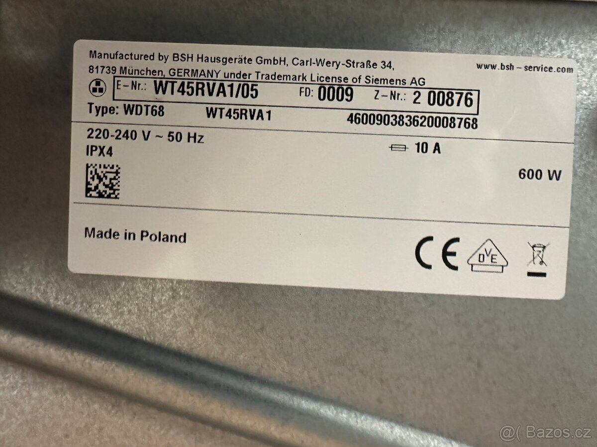 Sušička prádla Siemens (291) - 7