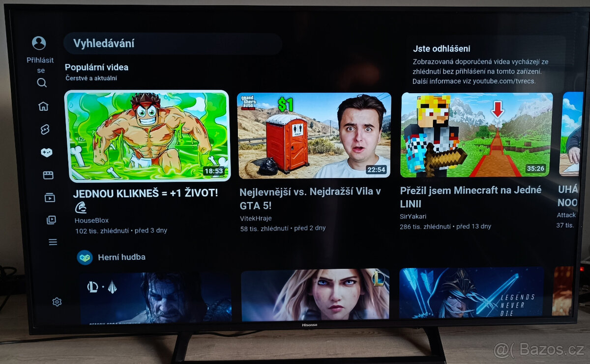 55(139cm) TV Hisense H55B7300 - 7