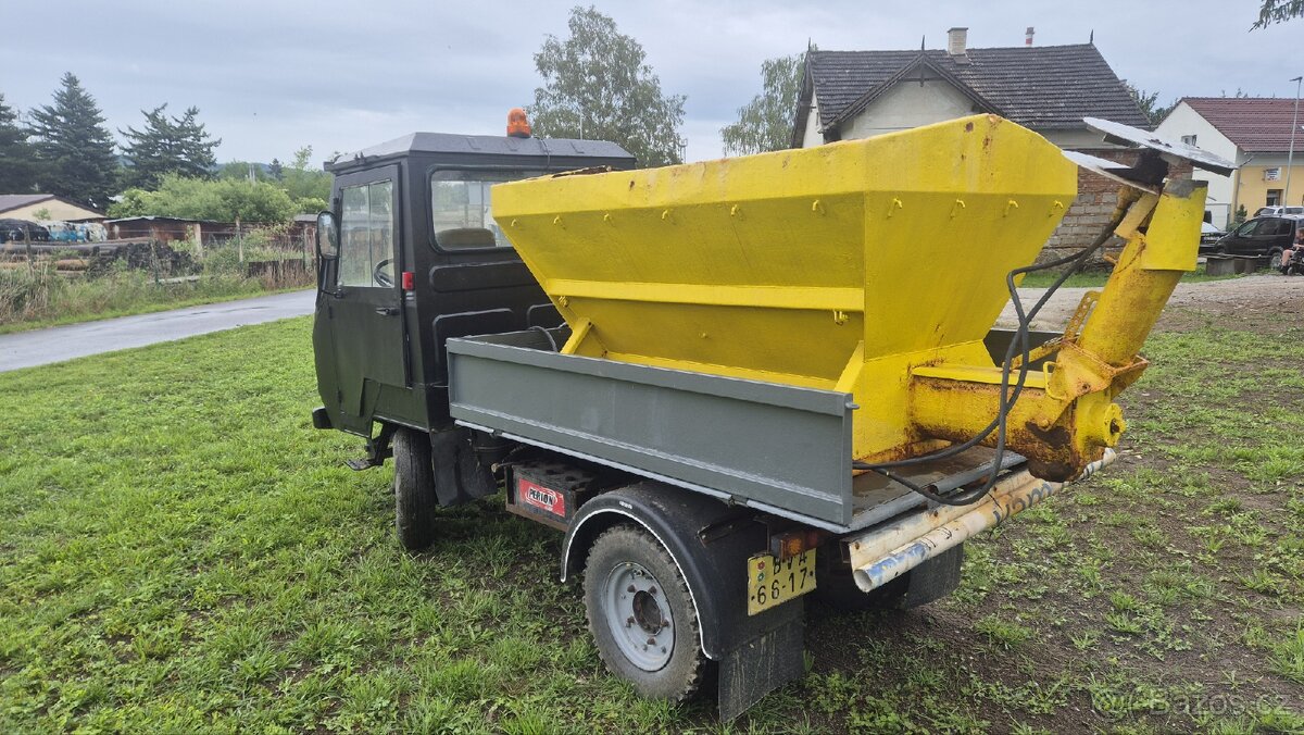 Multicar M25 s radlicí sypačem+smeták - 7