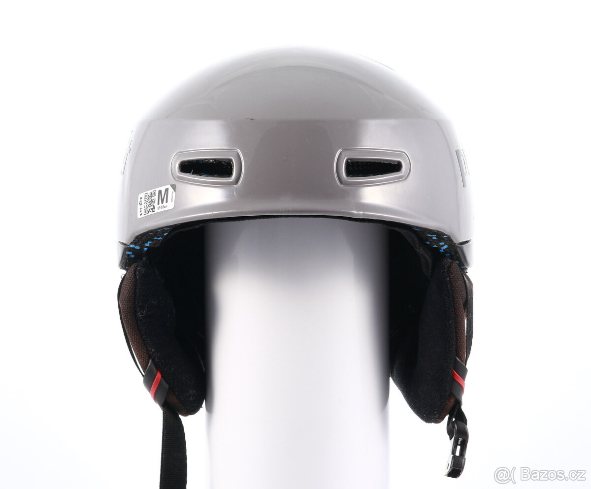 Použita lyžařská/snowboardová helma PRET EPIC, Šedá/červená - 7